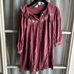 Kate Quinn bamboo collection embroidered cowgirl dress 3T